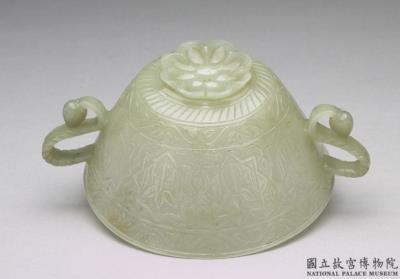 图片[2]-Jade bowl with two s-shaped handles, Ottoman Empire-China Archive